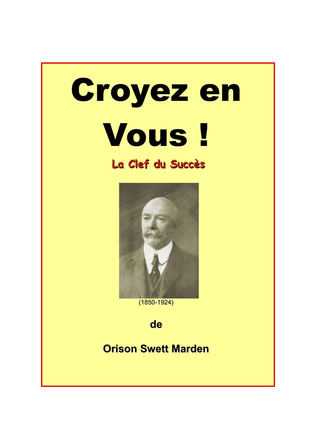 Couverture de « Croyez en vous »