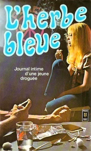 Couverture de « L'herbe bleue, Journal d'une jeune fille de 15ans »