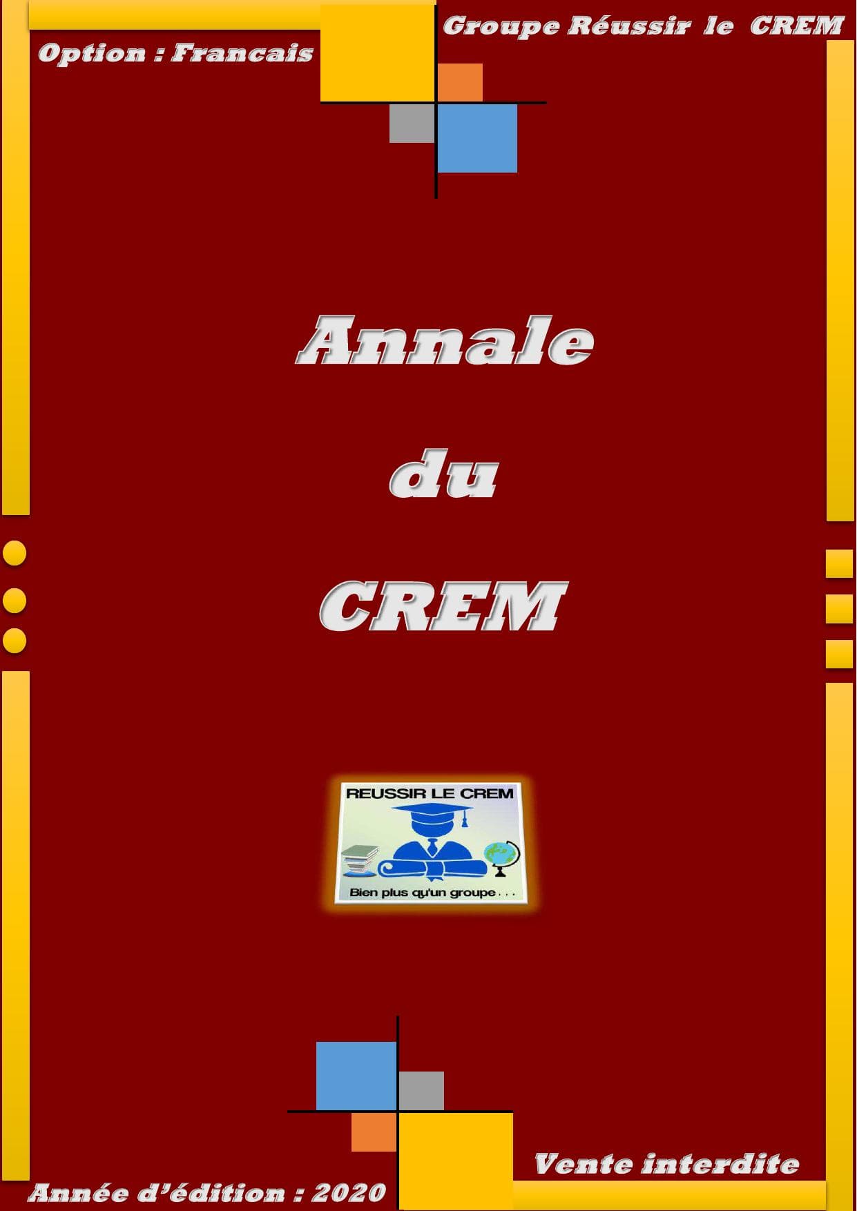 Couverture de « D:\Annale crem\FINALE »