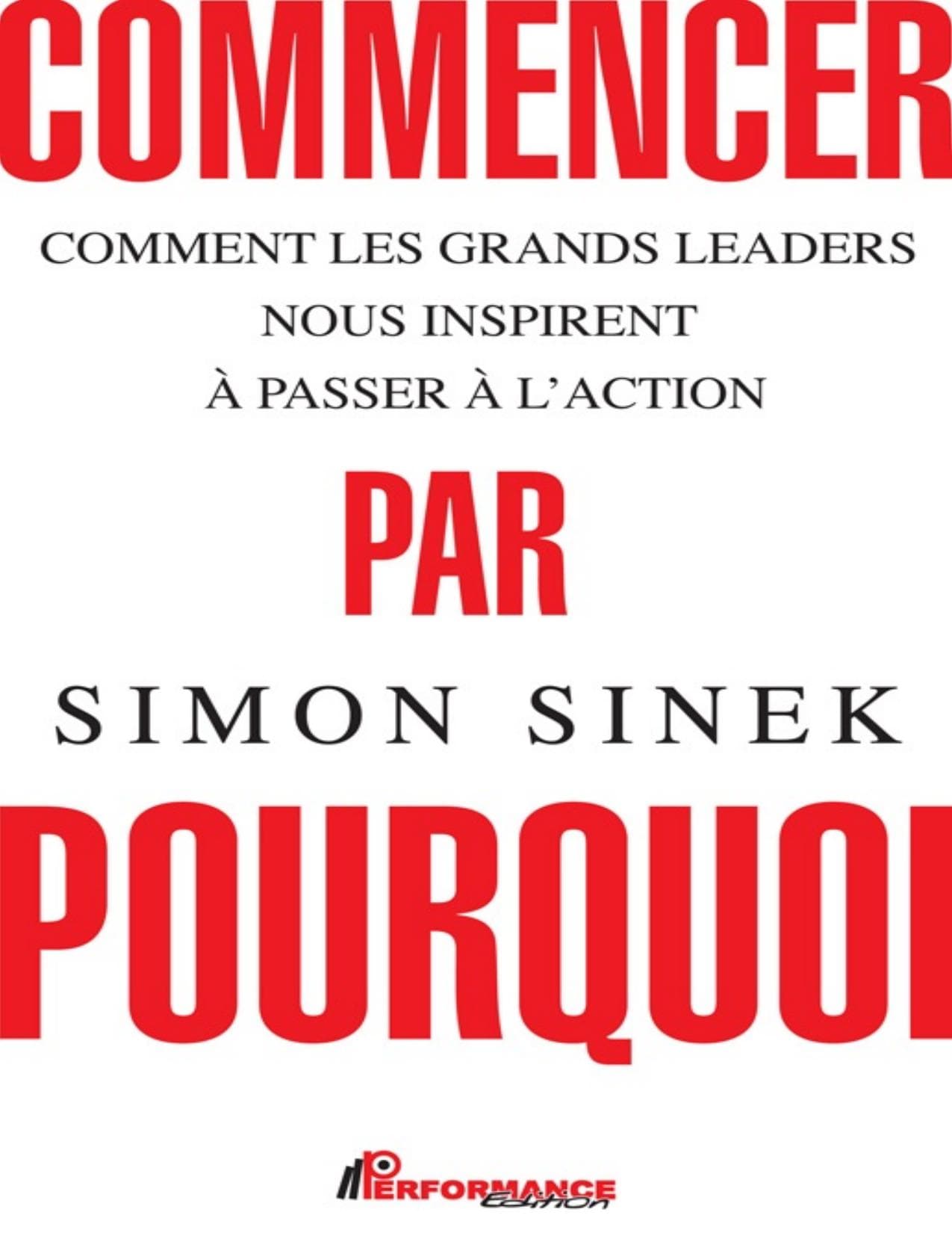 Couverture de « Commencer par pourquoi N.E »