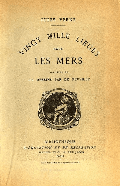 Couverture de « 20000 lieues sous les mers »