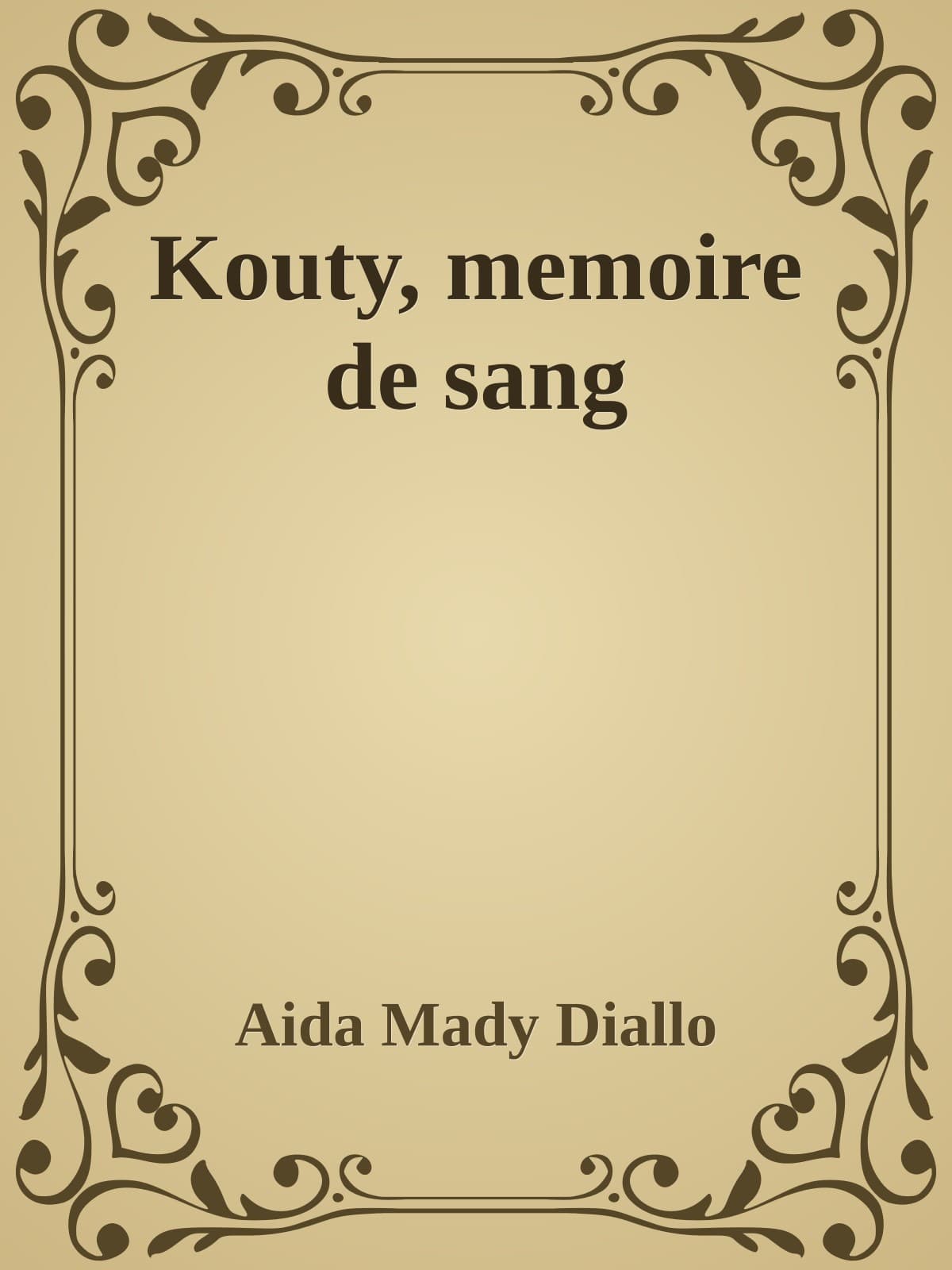 Couverture de « Kouty, memoire de sang »