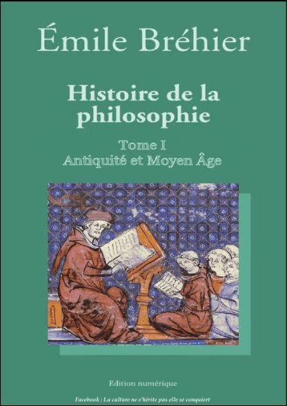 Couverture de « Histoire de la philosophie. Tome I : L'Antiquité et le Moyen Âge »