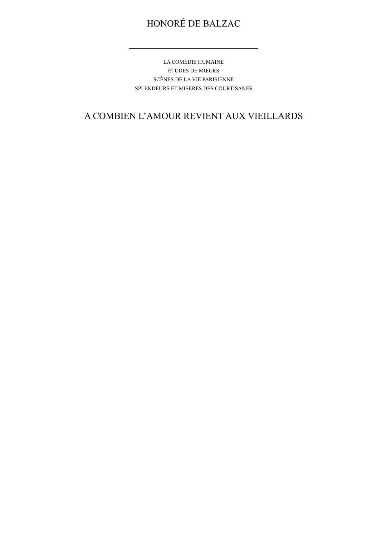 Couverture de « A combien l’amour revient aux vieillards »