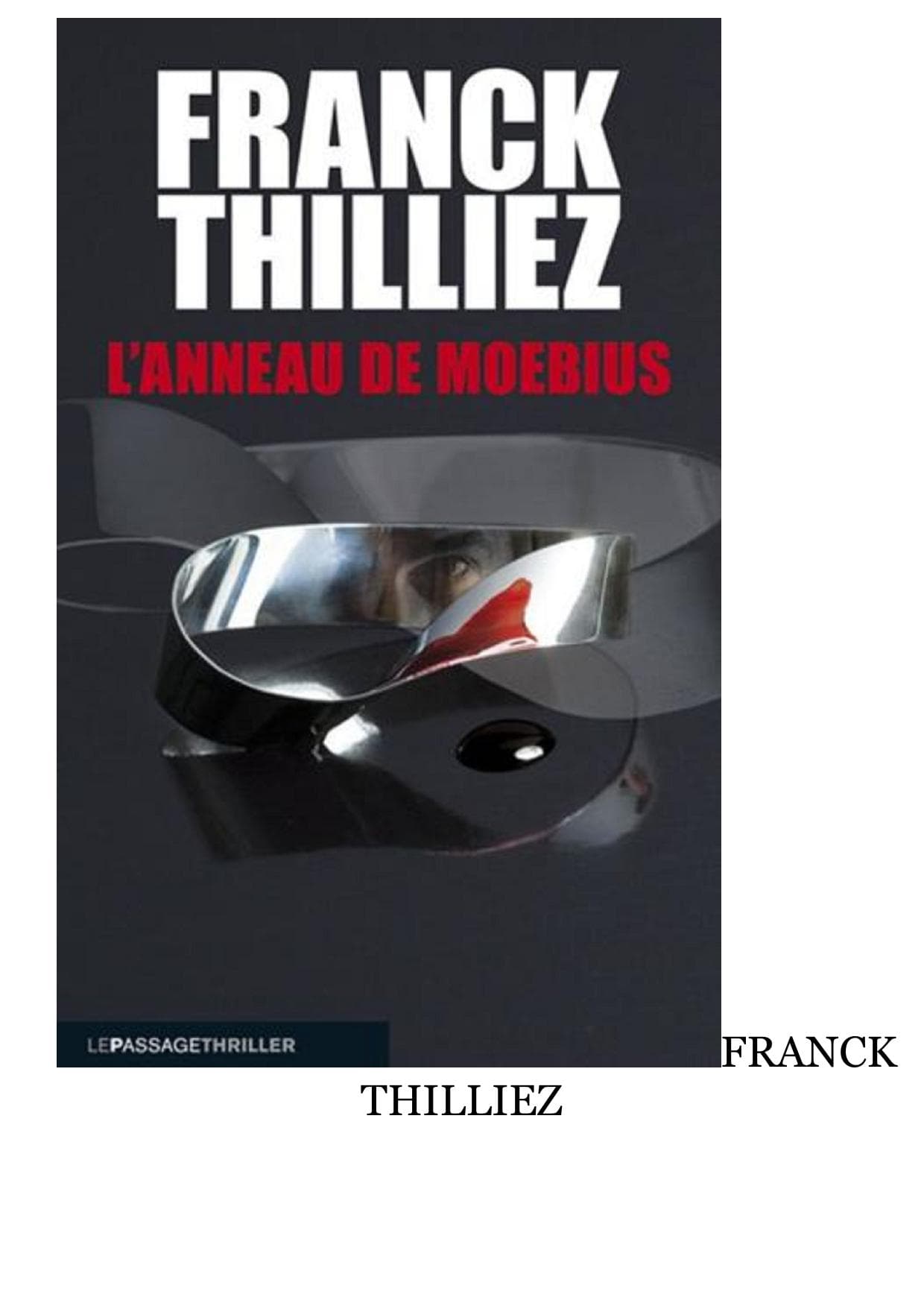 Couverture de « L'anneau de moebius »