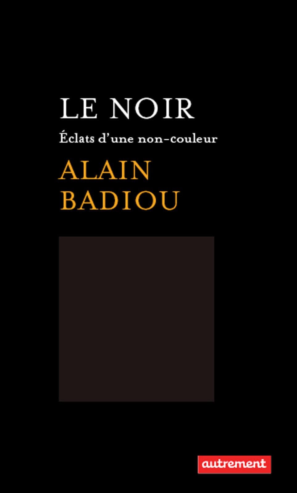 Couverture de « Le Noir »