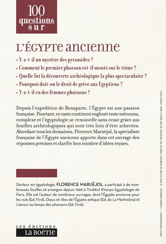 Couverture de « L'Egypte ancienne »