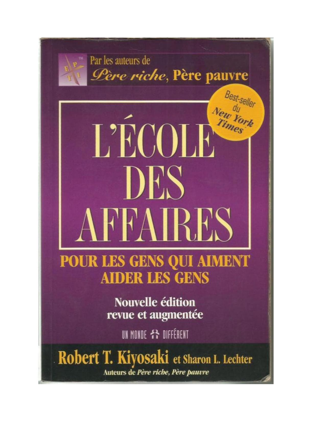 Couverture de « Microsoft Word - L'Ecole des Affaires »
