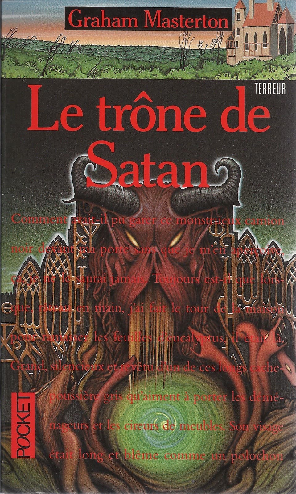 Couverture de « Le trône de satan »