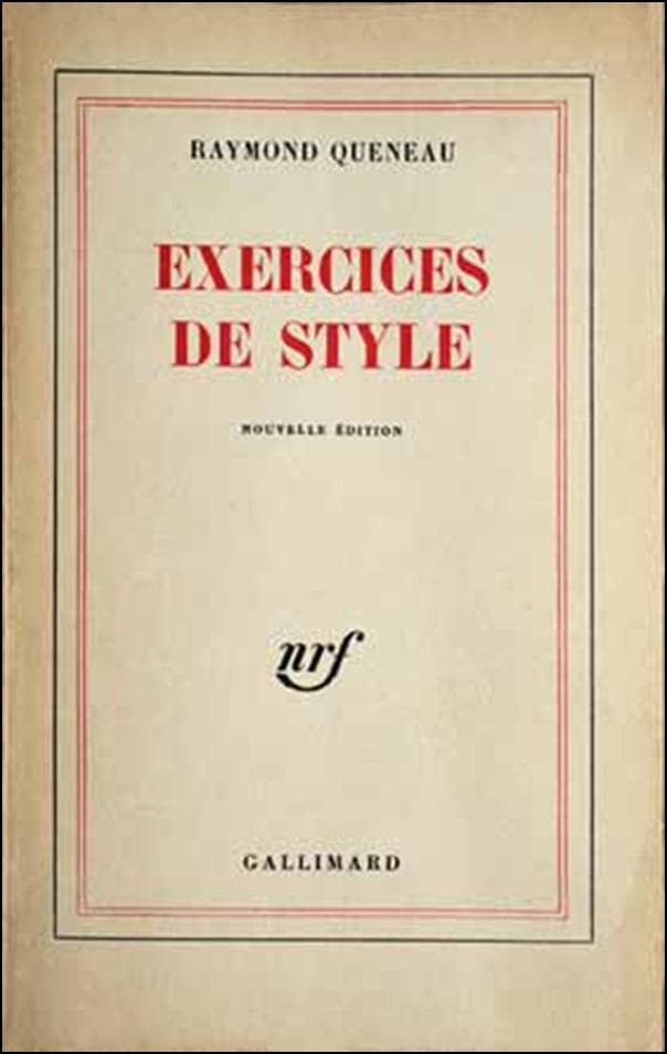 Couverture de « Exercices De Style »