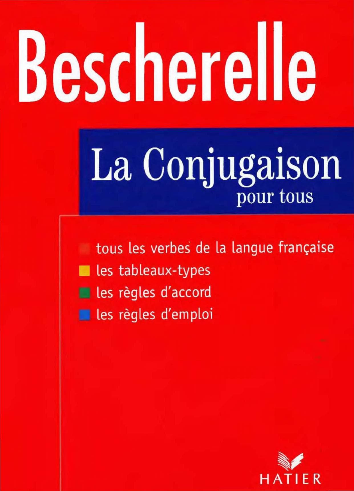 Couverture de « Bescherelle - La conjugaison pour tous »