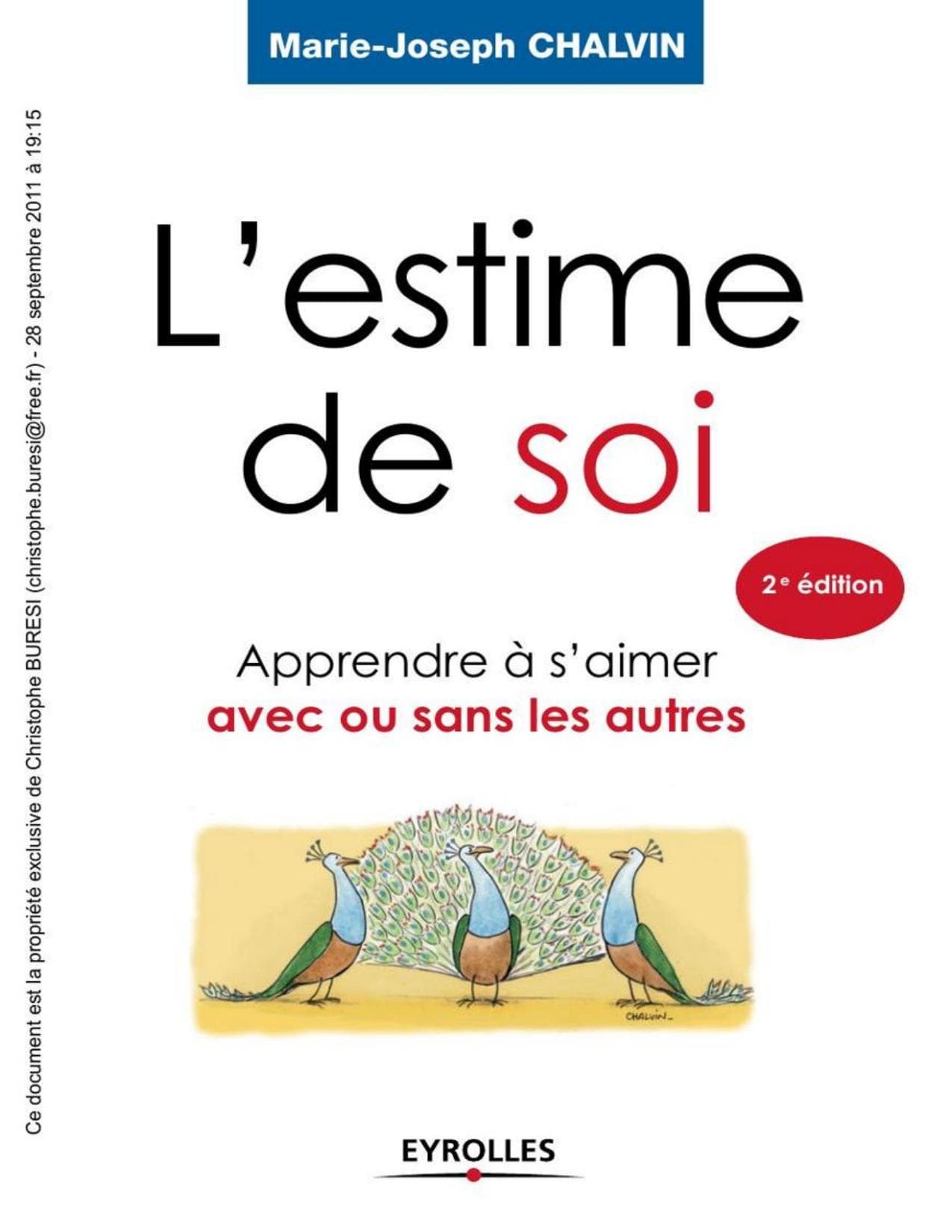 Couverture de « L'estime de soi »