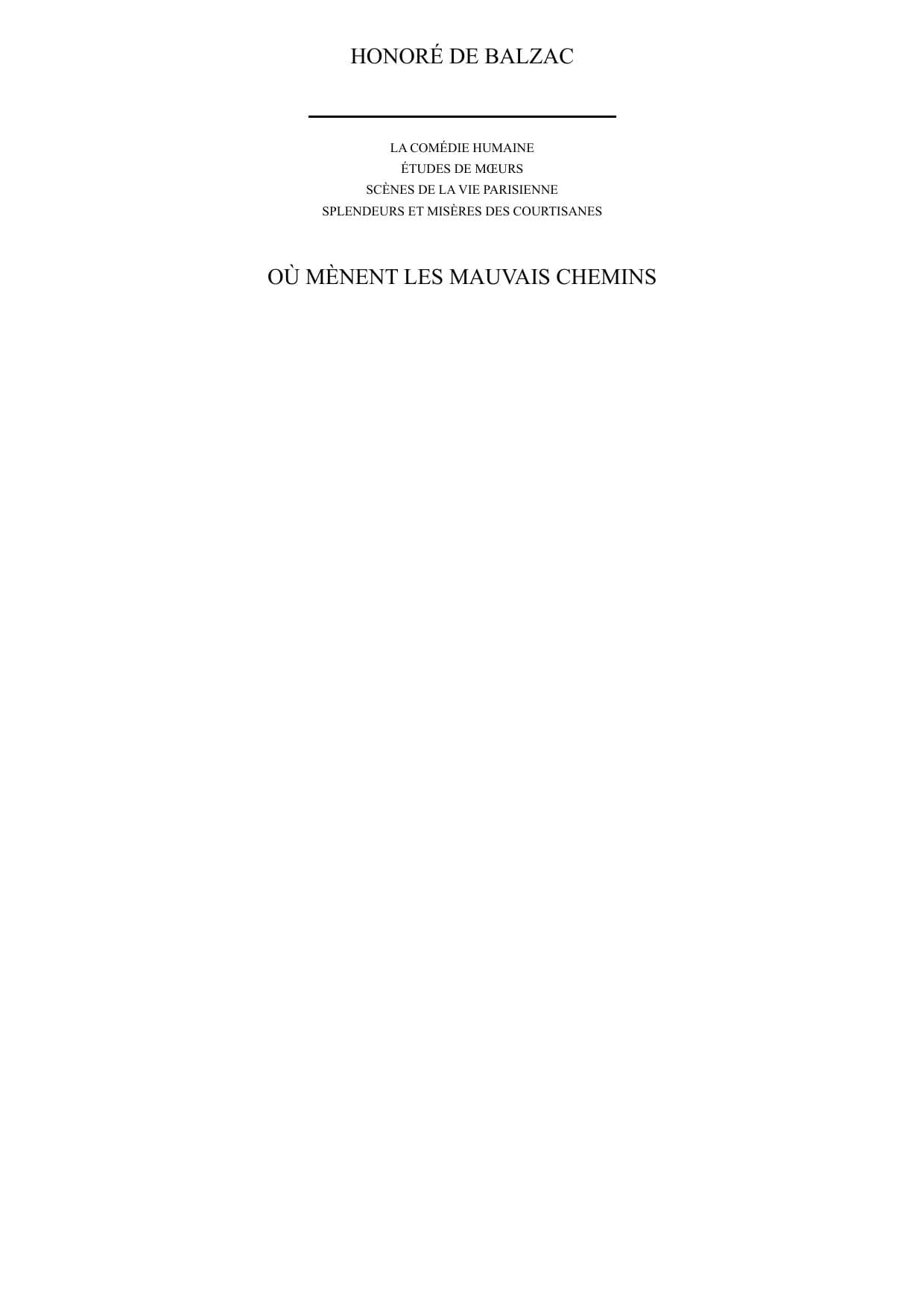 Couverture de « Où mènent les mauvais chemins »