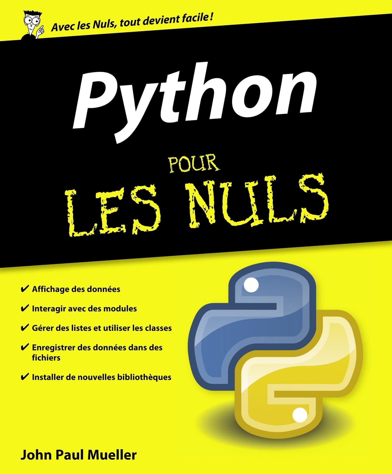 Couverture de « Python Pour les Nuls »