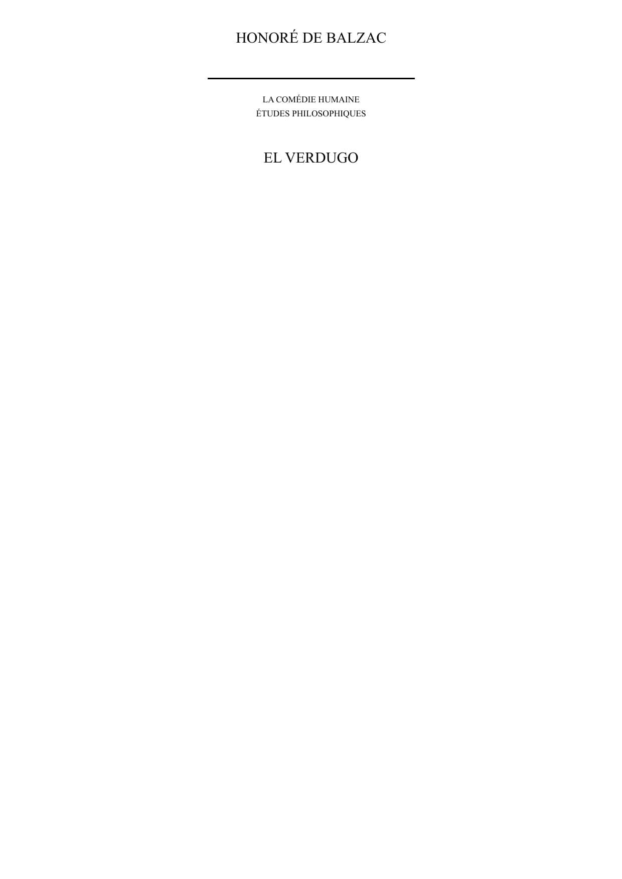 Couverture de « El verdugo »
