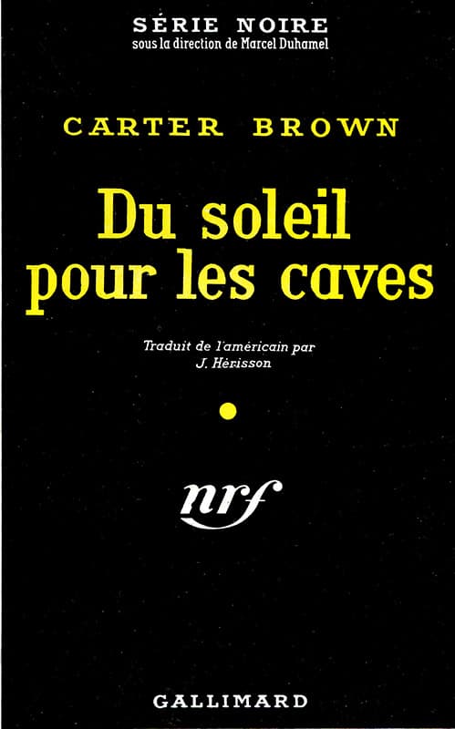 Couverture de « Du soleil pour les caves »