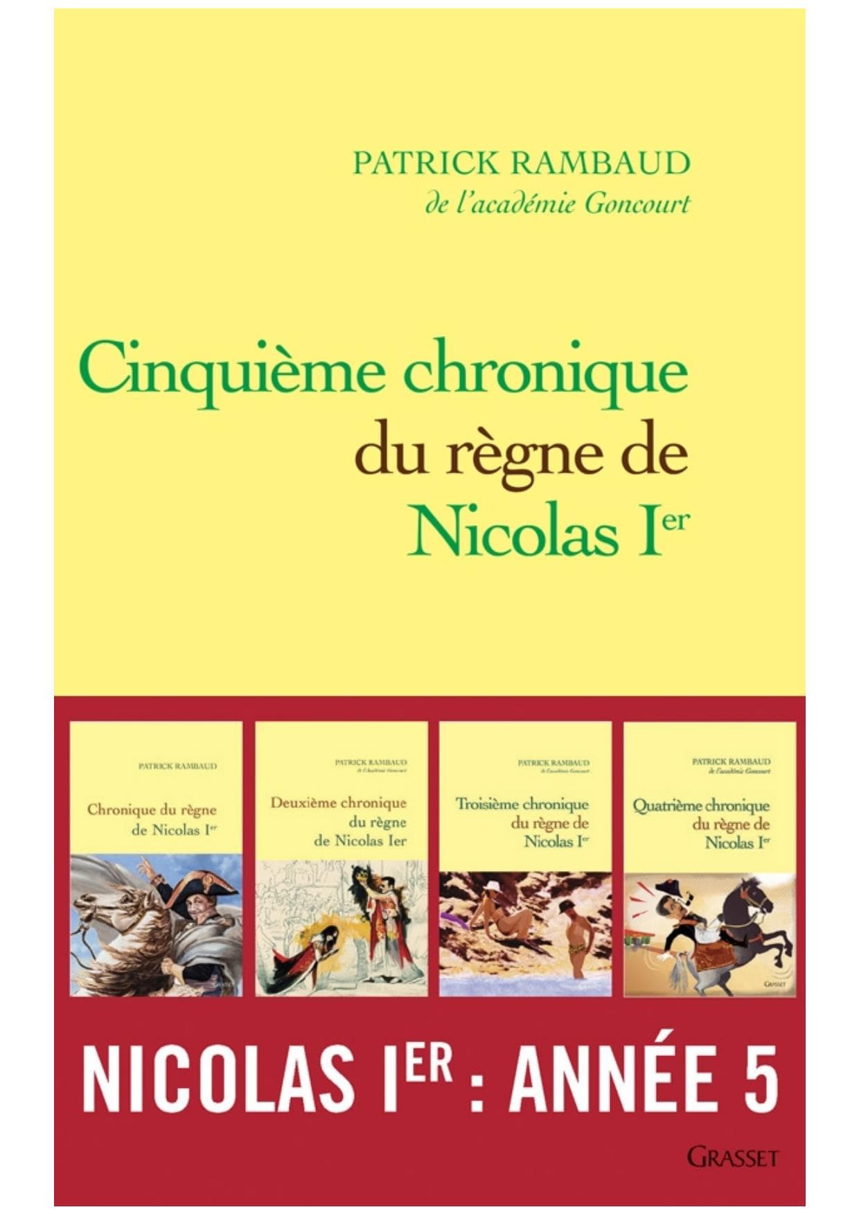 Couverture de « Cinquième chronique du règne de Nicolas Ier »
