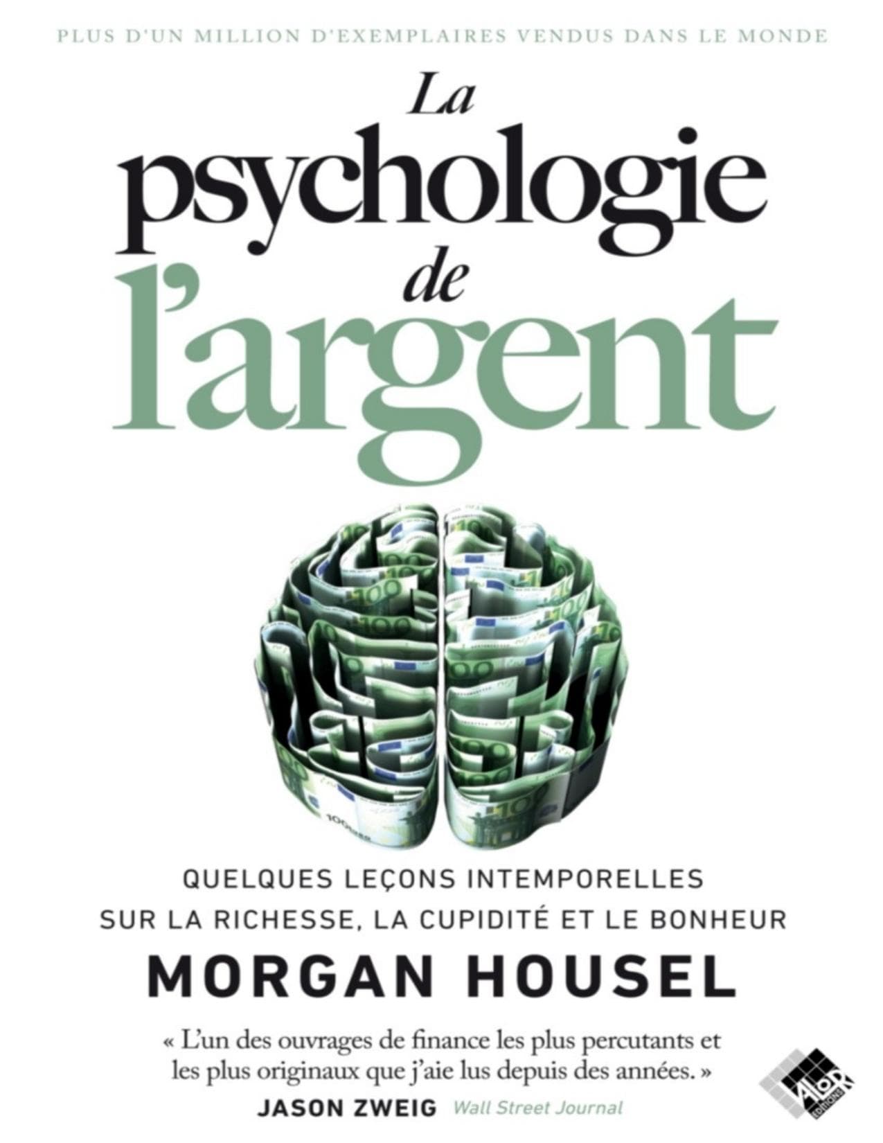 Couverture de « La Psychologie de lArgent (Morgan Housel) »