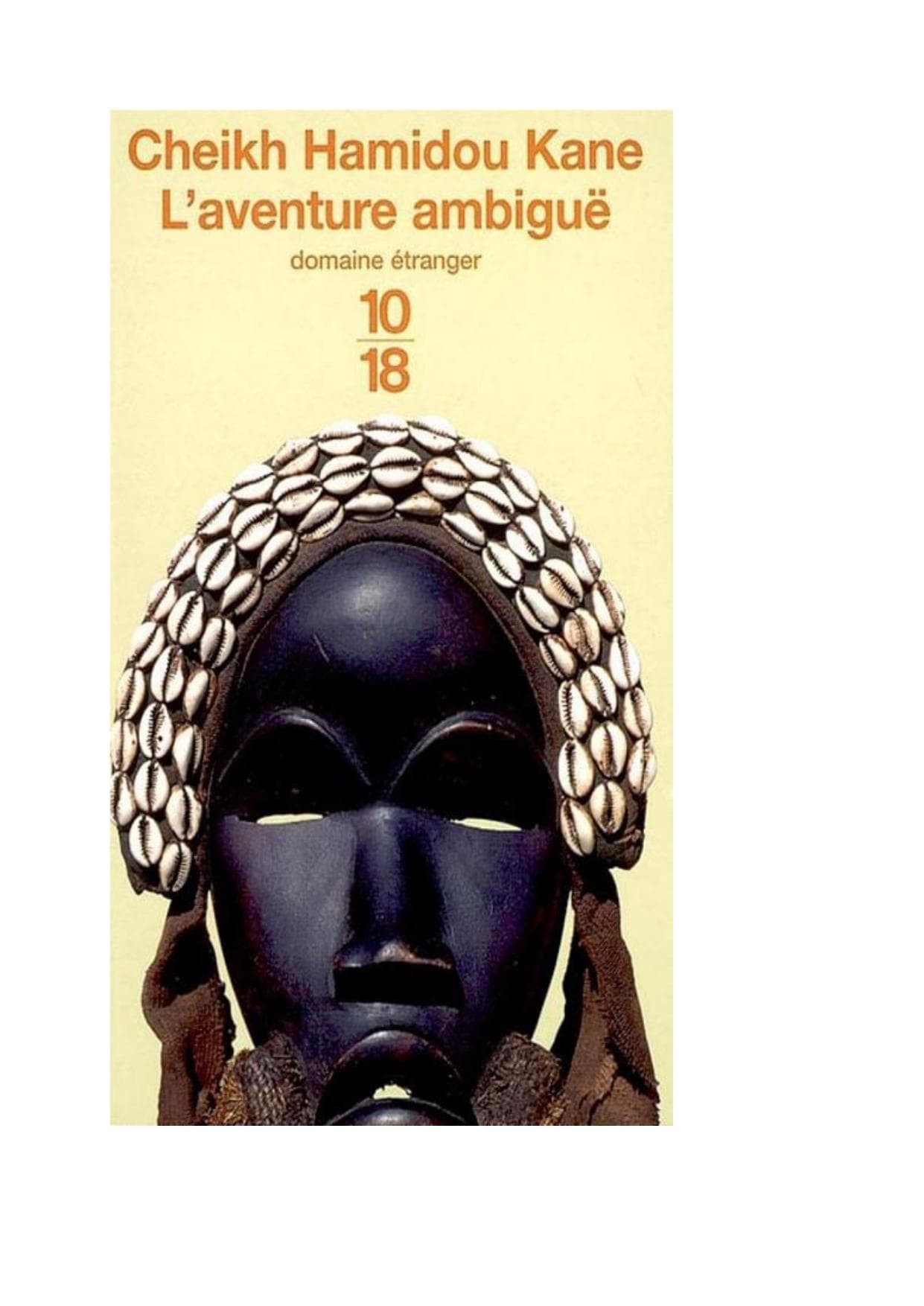 Couverture de « Cheikh Hamidou Kane - L'aventure ambigue »