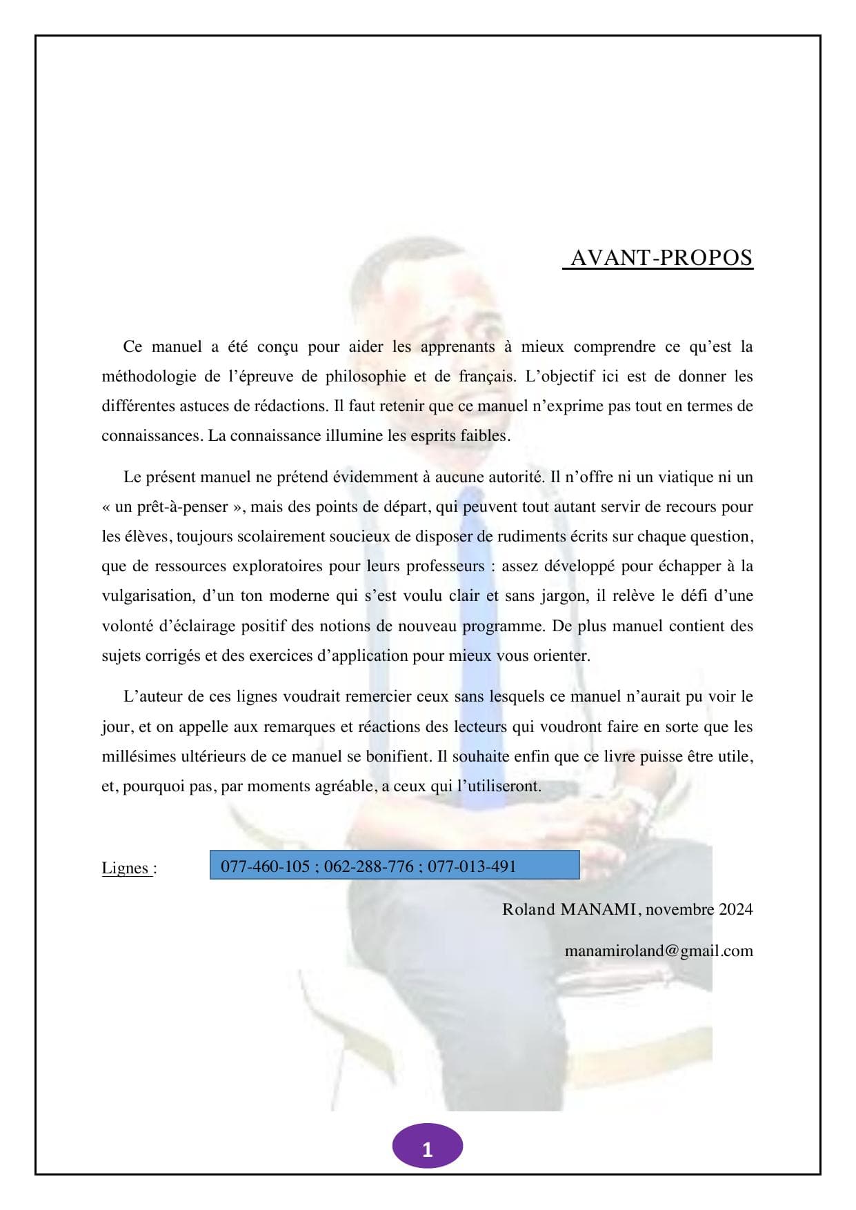 Couverture de « Fascicule de la méthodologie de philosophie »