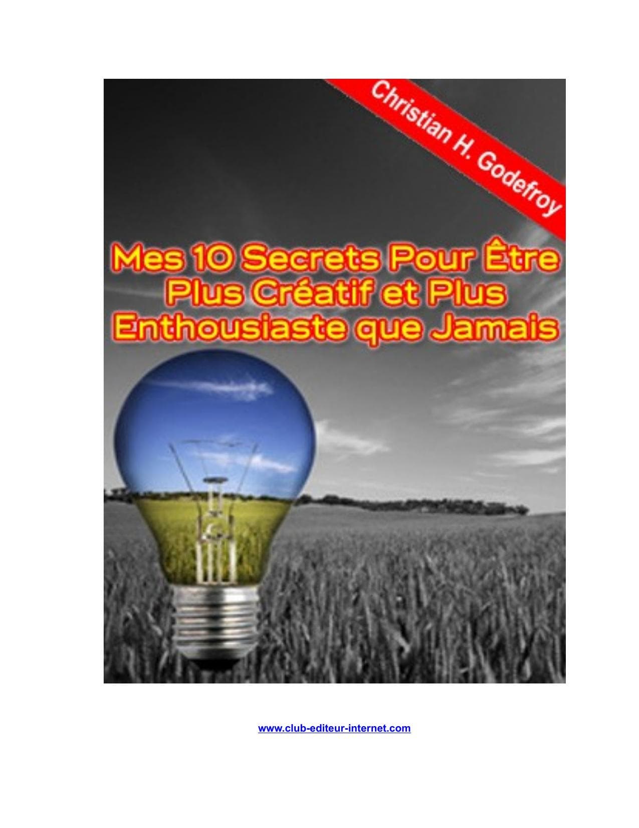 Couverture de « 10-secret-pour-etre-creatif »