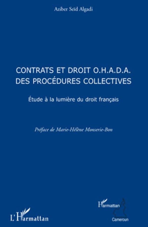 Couverture de « Contrats et droit O.H.A.D.A. des procédures collectives »