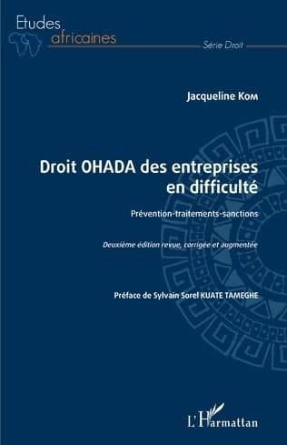 Couverture de « Droit OHADA des entreprises en difficulté »