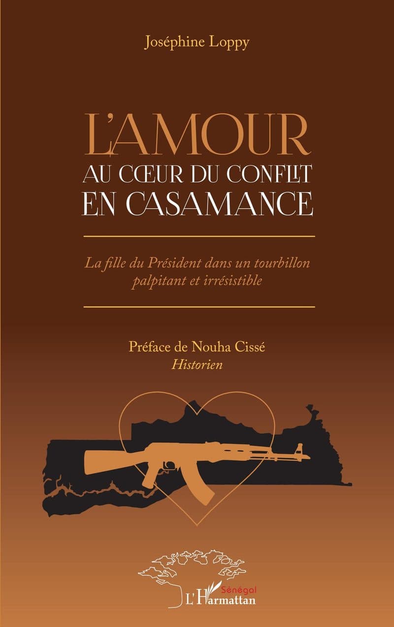 Couverture de « L'amour au coeur du conflit en Casamance »