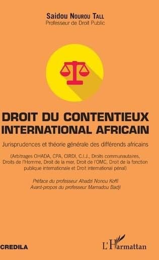 Couverture de « Droit du contentieux international africain »