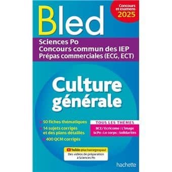 Couverture de « Bled - Culture générale 2025 »