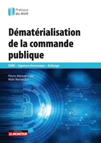 Couverture de « Dématérialisation de la commande publique »