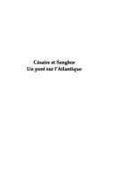 Couverture de « Césaire et Senghor »