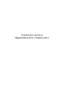 Couverture de « Construction sociale et stigmatisation de la femme noire »