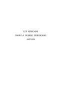 Couverture de « Les Africains dans la guerre d'Indochine, 1947-1954 »