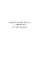 Couverture de « L'art contemporain africain »