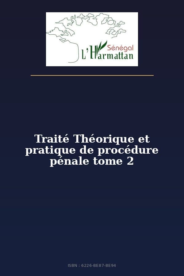 Couverture de « Traité Théorique et pratique de procédure pénale tome 2 »