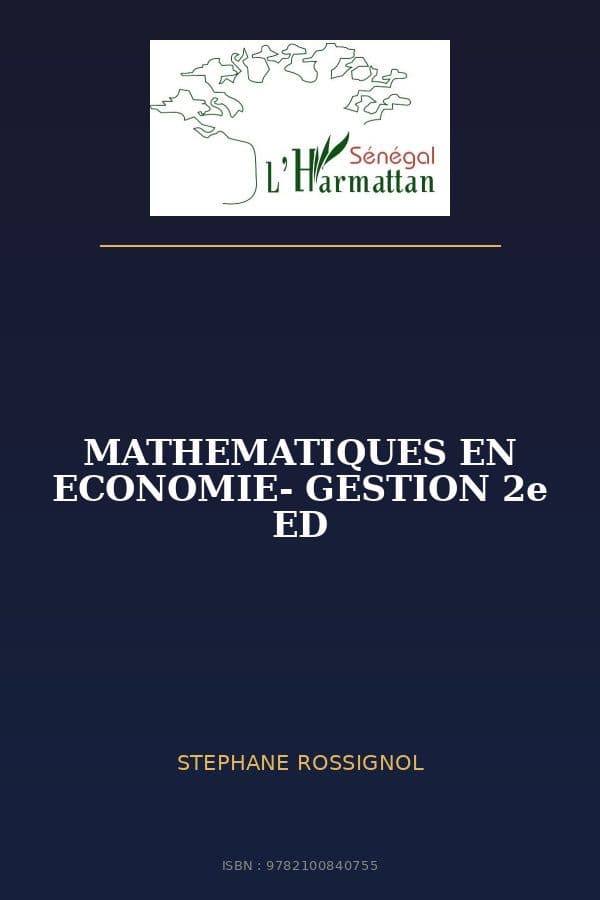 Couverture de « MATHEMATIQUES EN ECONOMIE- GESTION 2e ED »