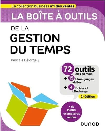 Couverture de « La boîte à outils de la gestion du temps »