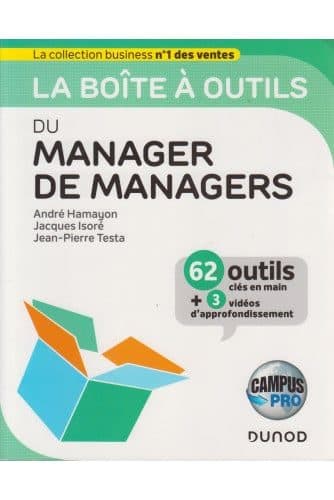 Couverture de « La boîte à outils du manager de managers »