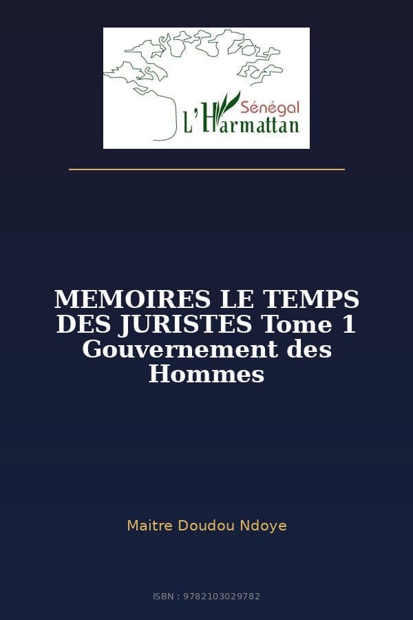 Couverture de « MEMOIRES LE TEMPS DES JURISTES Tome 1 Gouvernement des Hommes »