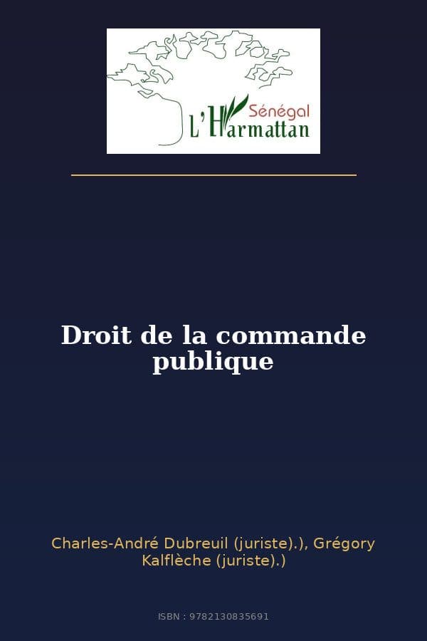 Couverture de « Droit de la commande publique »