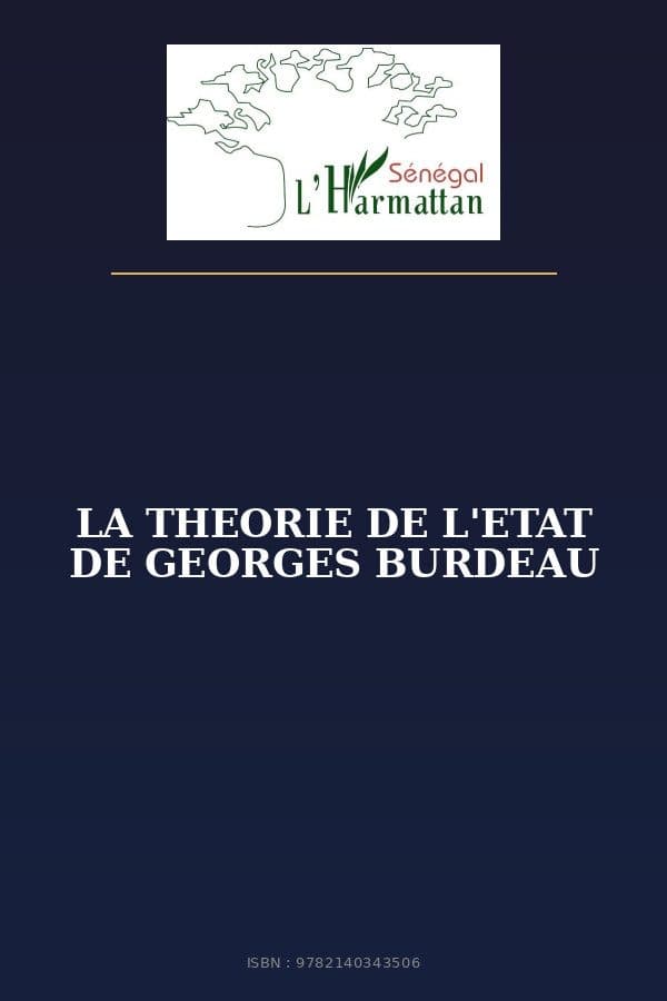 Couverture de « LA THEORIE DE L'ETAT DE GEORGES BURDEAU »