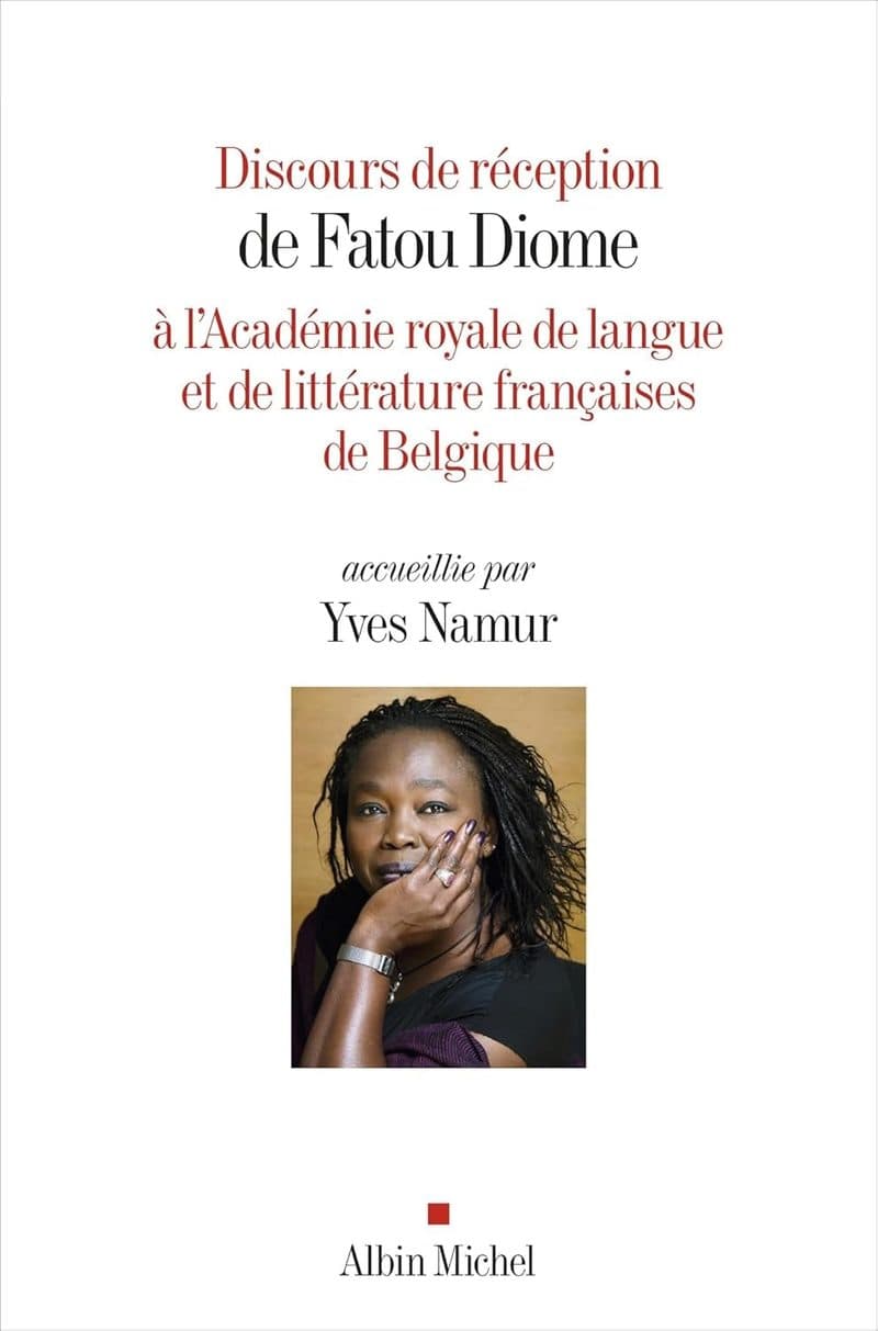 Couverture de « Discours de réception de Fatou Diome à l'Académie royale de langue et de »