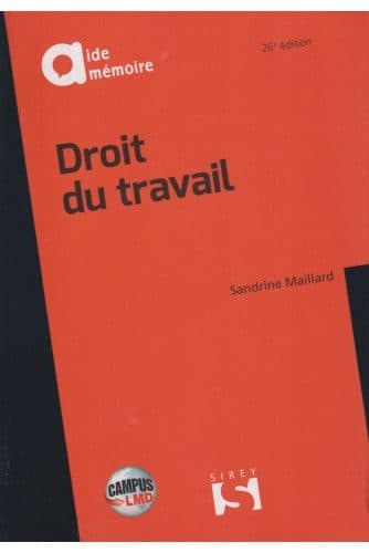 Couverture de « DROIT DU TRAVAIL »