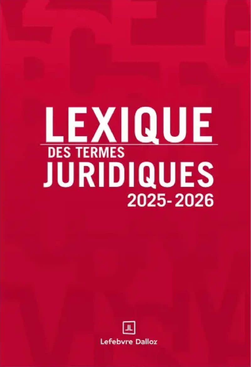 Couverture de « Lexique des termes juridiques 2025-2026 »