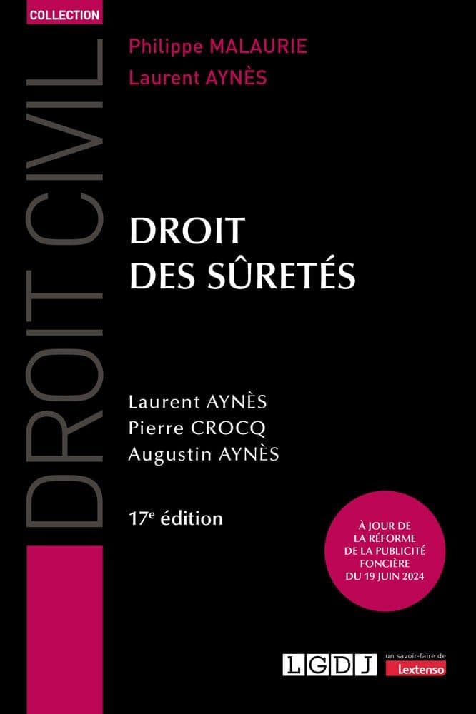 Couverture de « Droit des sûretés »