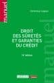 Couverture de « Droit des sûretés et garanties du crédit »