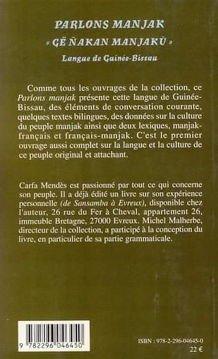 Couverture de « Parlons manjak »