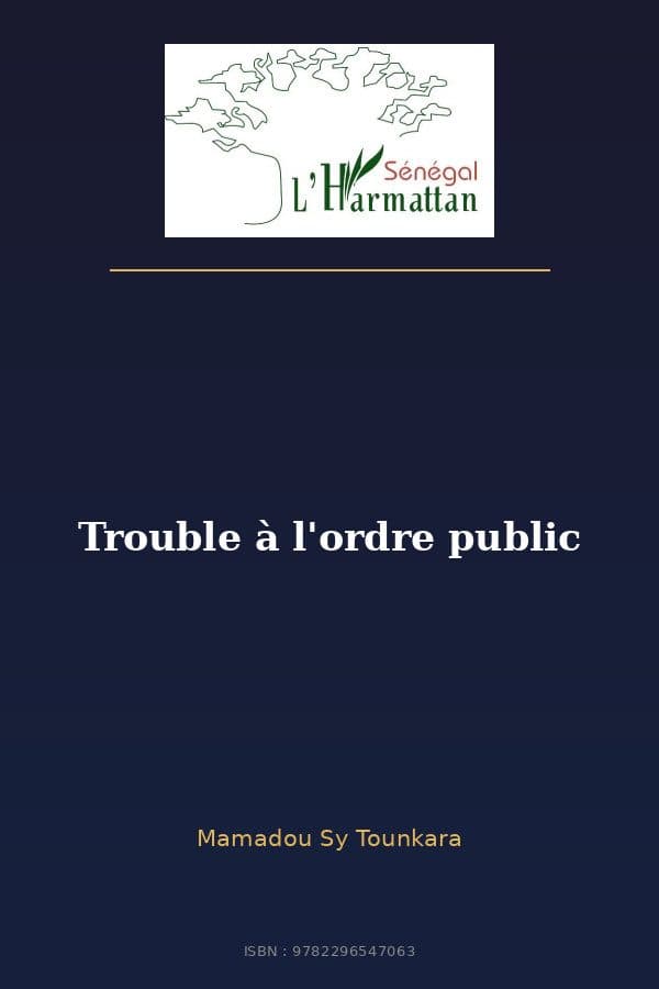 Couverture de « Trouble à l'ordre public »