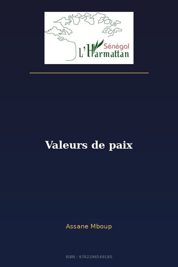 Couverture de « Valeurs de paix »